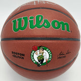 Larry Bird Autographed Wilson Leather Boston Celtics Logo Basketball PSA/DNA #4C25071