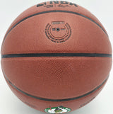 Larry Bird Autographed Wilson Leather Boston Celtics Logo Basketball PSA/DNA #4C25071