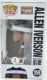 Allen Iverson Autographed Funko Pop! #159 Philadelphia 76ers Beckett BAS Witness #3W148940