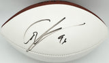 Cortez Kennedy Autographed Official NFL White Panel Football Seattle Seahawks MCS Holo #63614