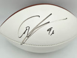 Cortez Kennedy Autographed Official NFL White Panel Football Seattle Seahawks MCS Holo #63614