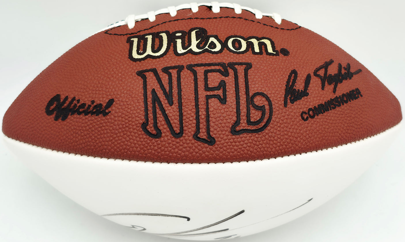 Cortez Kennedy Autographed Official NFL White Panel Football Seattle Seahawks MCS Holo #63614