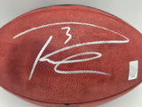Russell Wilson Autographed Seattle Seahawks Official NFL Leather SB XLVIII Champs Logo Football RW Holo #11508