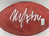 Marshawn Lynch Autographed Seattle Seahawks Official NFL Leather NFC Champions Logo Football ML Holo #14135