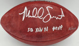 Malcolm Smith Autographed Seattle Seahawks Official NFL Leather Super Bowl XLVIII Logo Football "SB MVP" #16/500 MCS Holo #33314
