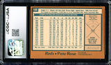 Pete Rose Autographed 1978 O-Pee-Chee Card #100 Cincinnati Reds CGC x JSA #6078174125