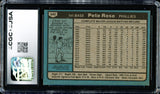 Pete Rose Autographed 1980 Topps Card #540 Philadelphia Phillies Card Grade 8 CGC x JSA #6078164220
