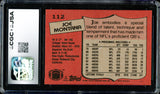 Joe Montana Autographed 1987 Topps Card #112 San Francisco 49ers Card Grade 8.5 CGC x JSA #6078164201