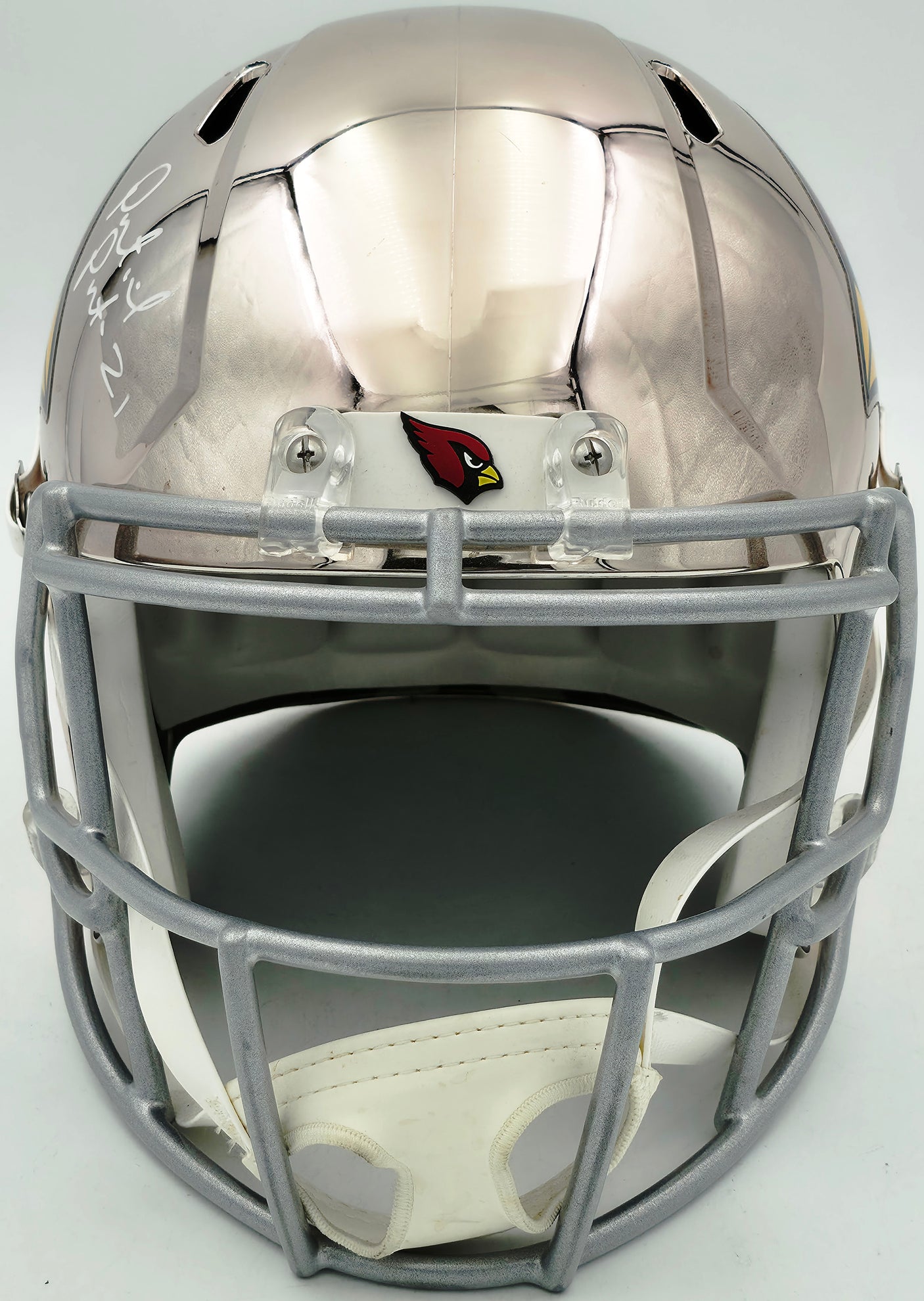 Patrick Peterson Autographed Arizona Cardinals Full Size Helmet Beckett BAS QR #BU86704