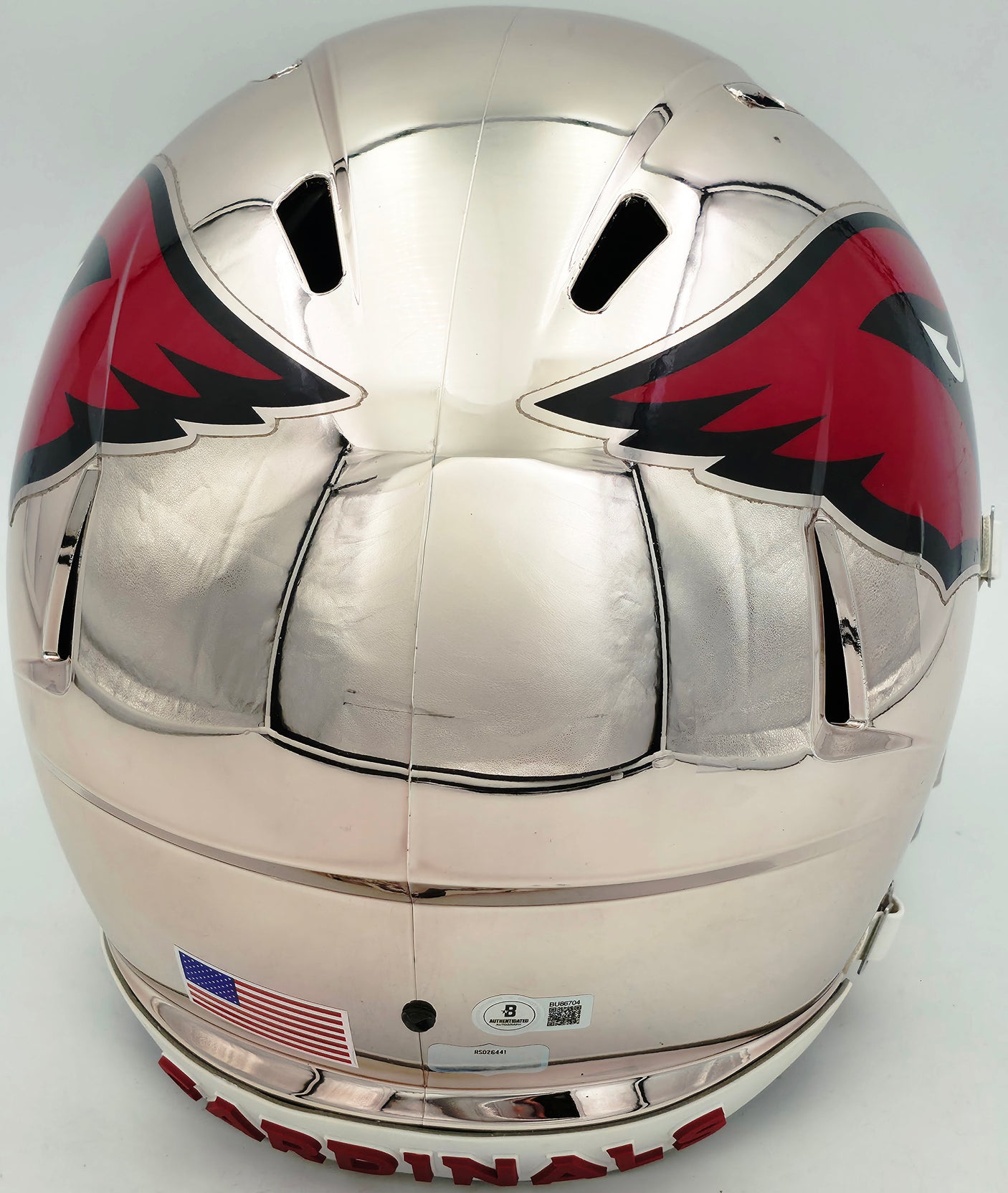 Patrick Peterson Autographed Arizona Cardinals Full Size Helmet Beckett BAS QR #BU86704