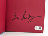 Tom Landry Autographed Autobiography Book Dallas Cowboys Beckett BAS QR #BU86698
