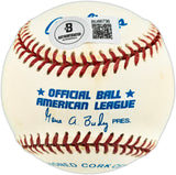 Ken Griffey Jr. Autographed Official AL Baseball Seattle Mariners Vintage Rookie Era Signature Beckett BAS QR #BU86736