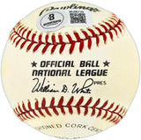 Mike Schmidt Autographed Official NL Baseball Philadelphia Phillies Beckett BAS QR #BU86739
