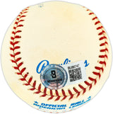 Cal Ripken Jr. Autographed Official Postmarked AL Baseball Baltimore Orioles Beckett BAS QR #BU86747