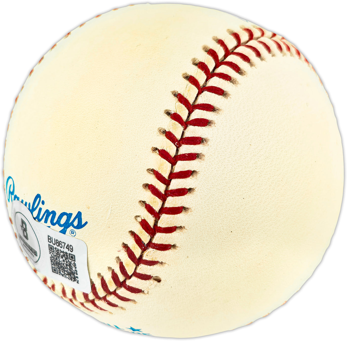 Nolan Ryan Autographed Official AL Baseball Texas Rangers, Los Angeles Angels Beckett BAS QR #BU86749