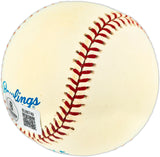 Nolan Ryan Autographed Official AL Baseball Texas Rangers, Los Angeles Angels Beckett BAS QR #BU86749