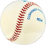 Nolan Ryan Autographed Official AL Baseball Texas Rangers, Los Angeles Angels Beckett BAS QR #BU86750