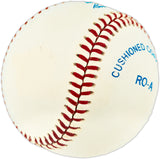 Nolan Ryan Autographed Official AL Baseball Texas Rangers, Los Angeles Angels Beckett BAS QR #BU86752