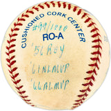 Frank Robinson Autographed Official AL Statball Baseball Baltimore Orioles 16 Inscriptions #99/1000 Beckett BAS QR #BU86755