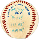 Frank Robinson Autographed Official AL Statball Baseball Baltimore Orioles 16 Inscriptions #99/1000 Beckett BAS QR #BU86755