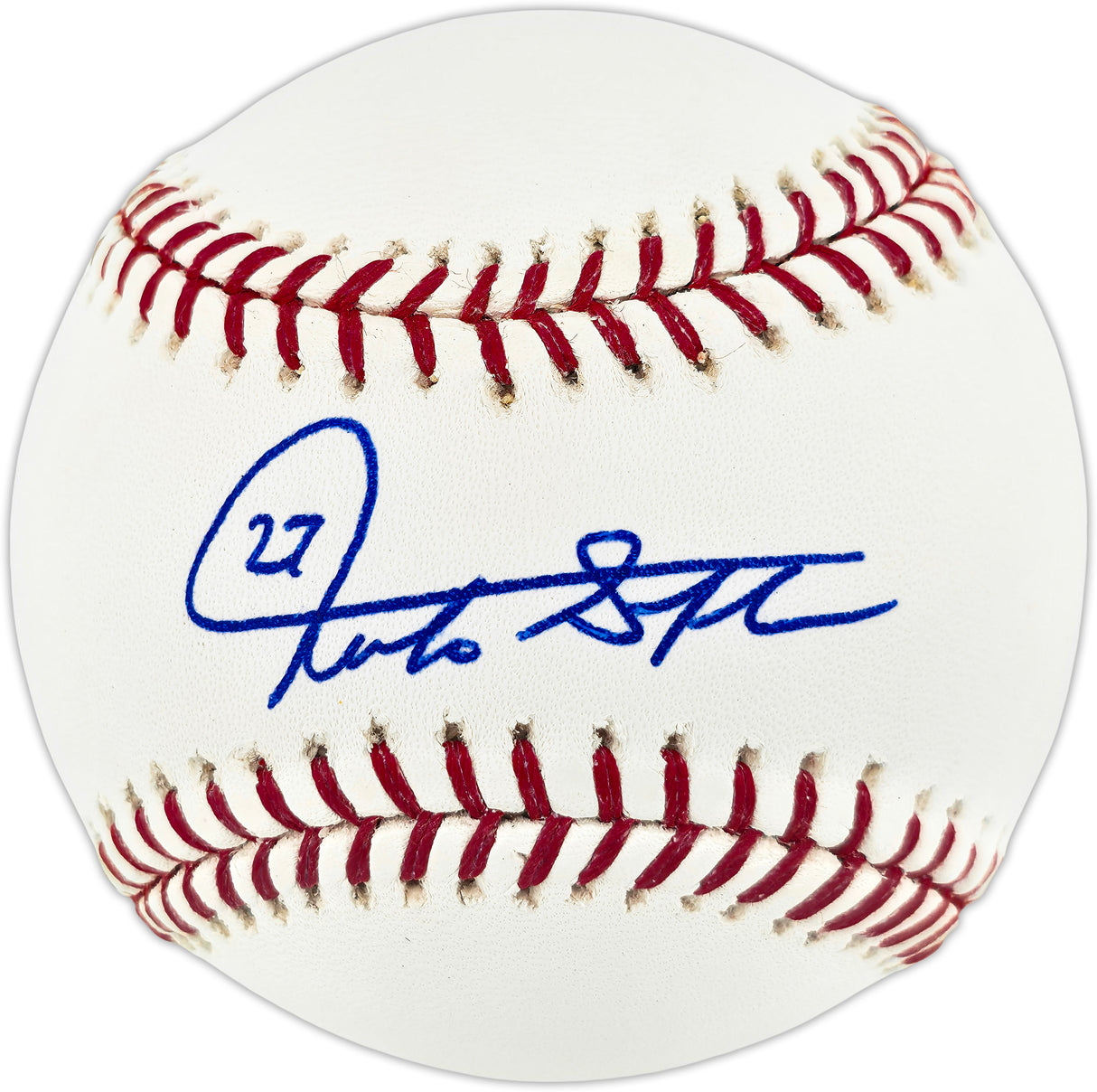 Giancarlo Stanton Autographed Official MLB Baseball New York Yankees Beckett BAS QR #BU87155