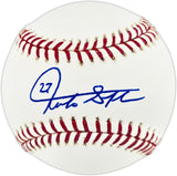 Giancarlo Stanton Autographed Official MLB Baseball New York Yankees Beckett BAS QR #BU87155