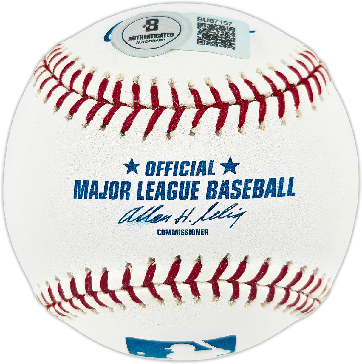 Giancarlo Stanton Autographed Official MLB Baseball New York Yankees Beckett BAS QR #BU87157