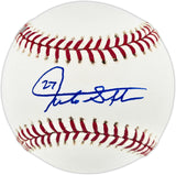 Giancarlo Stanton Autographed Official MLB Baseball New York Yankees Beckett BAS QR #BU87164