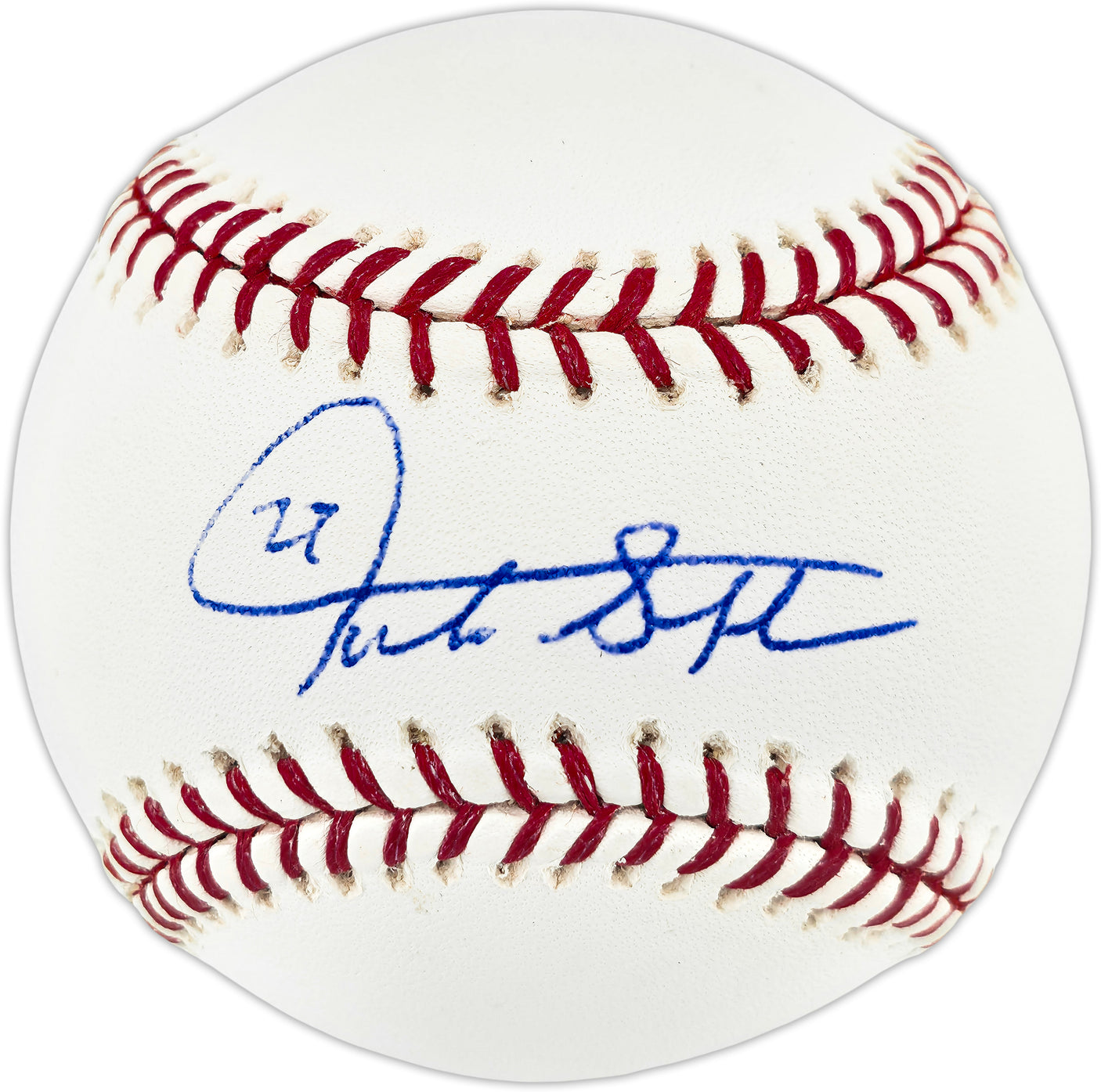 Giancarlo Stanton Autographed Official MLB Baseball New York Yankees Beckett BAS QR #BU87165