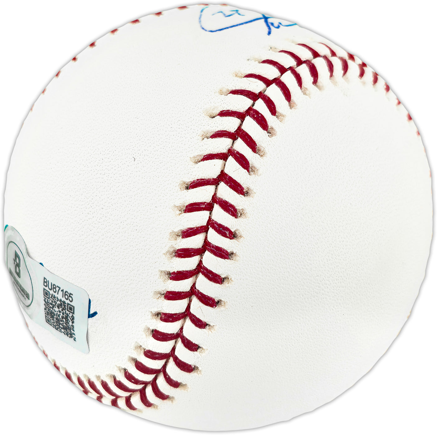 Giancarlo Stanton Autographed Official MLB Baseball New York Yankees Beckett BAS QR #BU87165