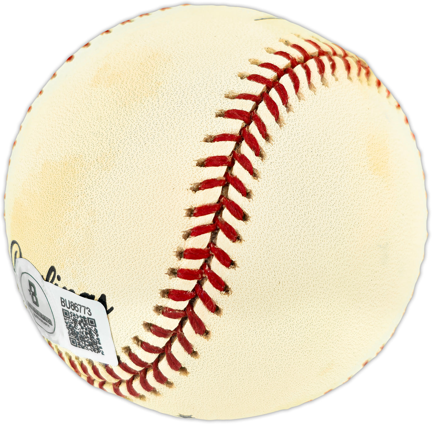 Ken Caminiti Autographed Official NL Baseball San Diego Padres "MVP" Beckett BAS QR #BU86773