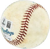 Adrian Beltre Autographed Official Game Used Cycle MLB Baseball Texas Rangers "8/24/12 Cycle" Beckett BAS QR #BU86774