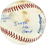 Frank Thomas Autographed Official Game Used 500th Home Run Game Baseball Toronto Blue Jays "500th HR Game 6/28/07" Beckett BAS QR #BU86776