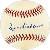 Norm Siebern Autographed Official AL Baseball New York Yankees Beckett BAS QR #BU87192