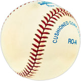 Norm Siebern Autographed Official AL Baseball New York Yankees Beckett BAS QR #BU87192