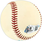 Jeff Torborg Autographed Official AL Baseball Los Angeles Dodgers, New York Yankees Beckett BAS QR #BU87194
