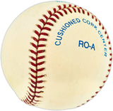 Jeff Torborg Autographed Official AL Baseball Los Angeles Dodgers, New York Yankees Beckett BAS QR #BU87194