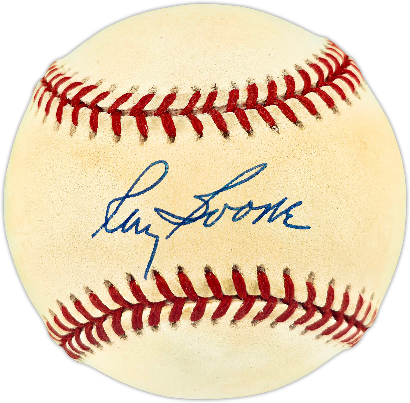 Ray Boone Autographed Official AL Baseball Detroit Tigers Beckett BAS QR #BU87203