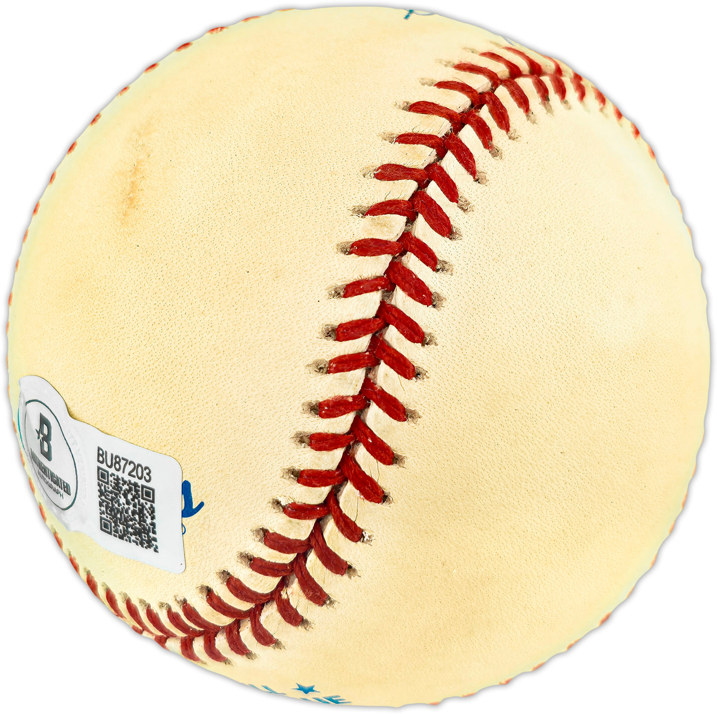 Ray Boone Autographed Official AL Baseball Detroit Tigers Beckett BAS QR #BU87203