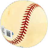 Ray Boone Autographed Official AL Baseball Detroit Tigers Beckett BAS QR #BU87203