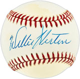 Willie Horton Autographed Official AL Baseball Detroit Tigers Beckett BAS QR #BU87204
