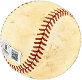 Nolan Ryan Autographed Official AL Baseball Texas Rangers, Los Angeles Angels Beckett BAS QR #BU87210