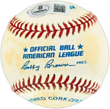 Lou Whitaker Autographed Official AL Baseball Detroit Tigers Beckett BAS QR #BU87216