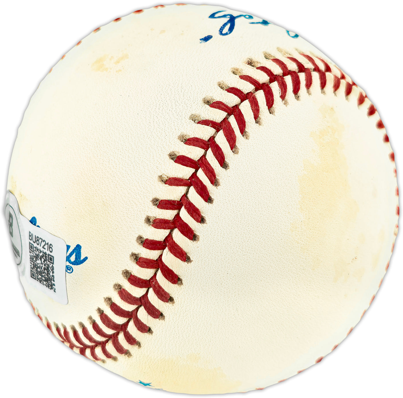 Lou Whitaker Autographed Official AL Baseball Detroit Tigers Beckett BAS QR #BU87216