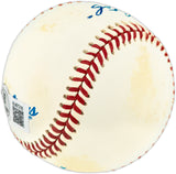 Lou Whitaker Autographed Official AL Baseball Detroit Tigers Beckett BAS QR #BU87216