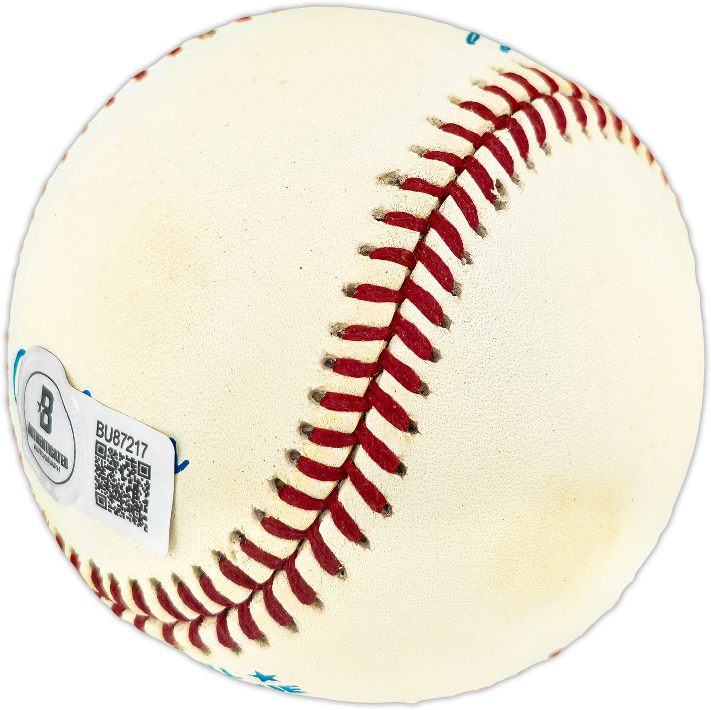 Chad Curtis Autographed Official AL Baseball Detroit Tigers "95 Tigers" Beckett BAS QR #BU87217