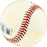 Chad Curtis Autographed Official AL Baseball Detroit Tigers "95 Tigers" Beckett BAS QR #BU87217