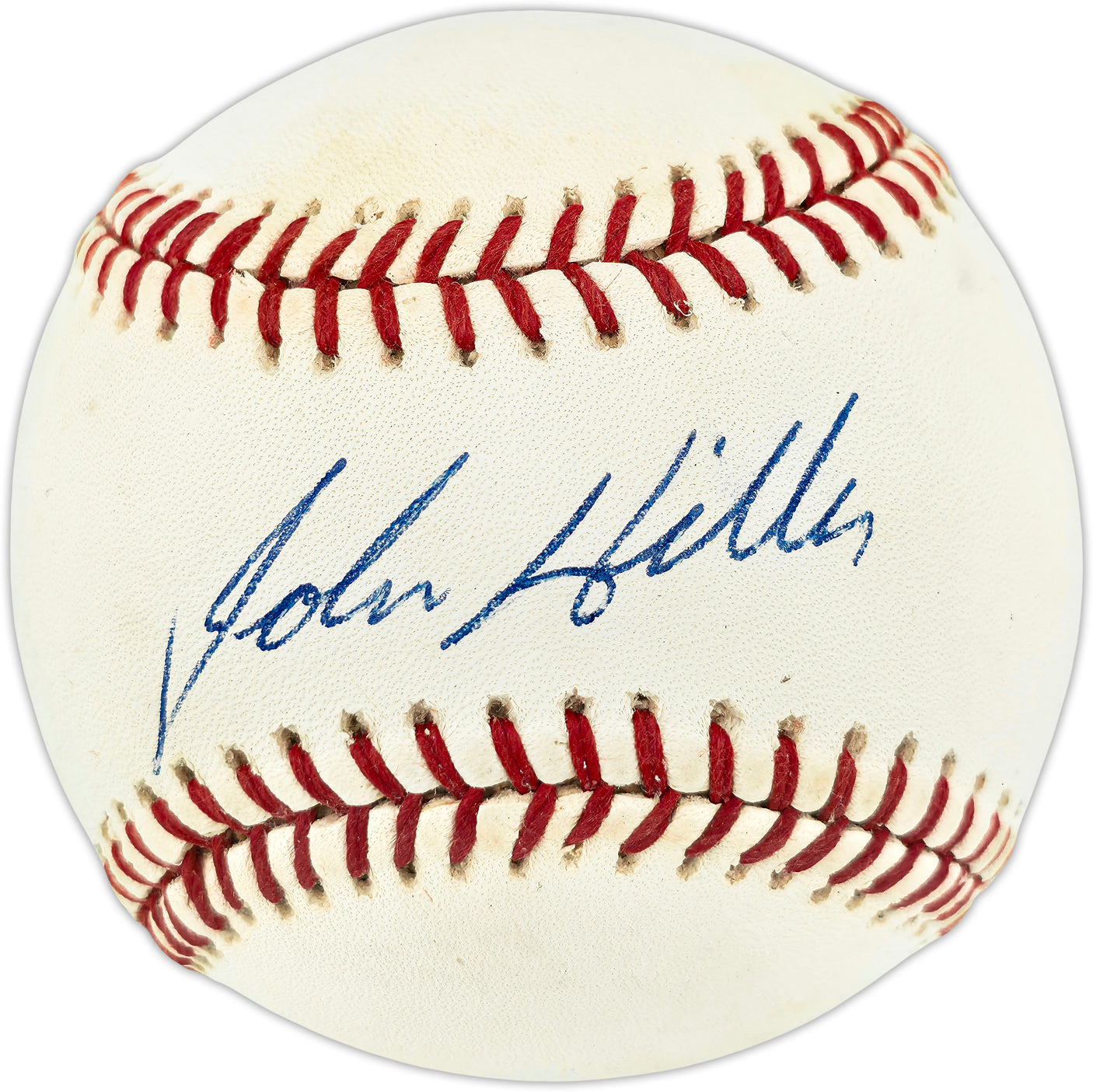 John Hiller Autographed Official AL Baseball Detroit Tigers Beckett BAS QR #BU87218