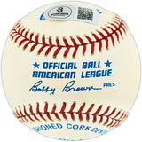 John Hiller Autographed Official AL Baseball Detroit Tigers Beckett BAS QR #BU87218