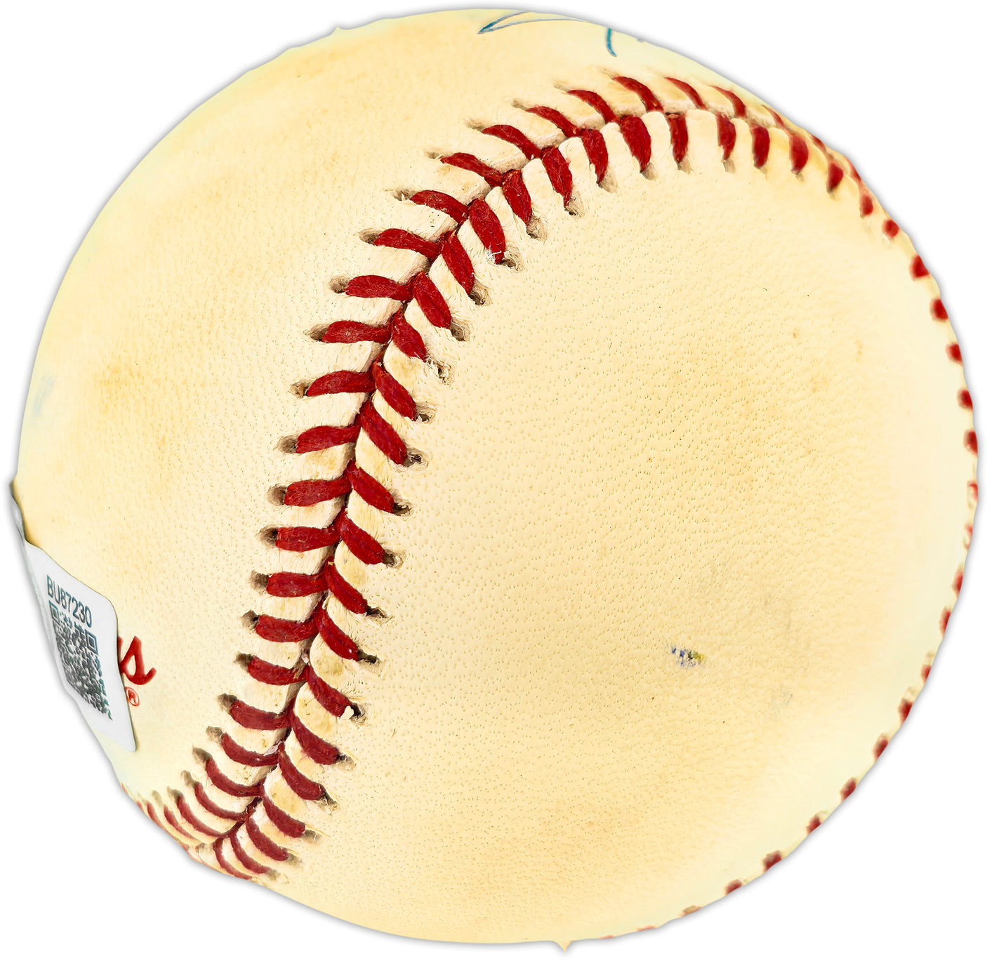 Jim Leyritz Autographed Official 1996 World Series Logo Baseball New York Yankees Beckett BAS QR #BU87230